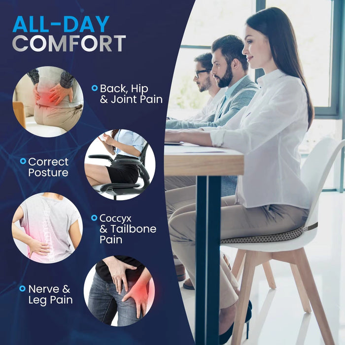 Universal Car Office Memory Foam Seat Cushion