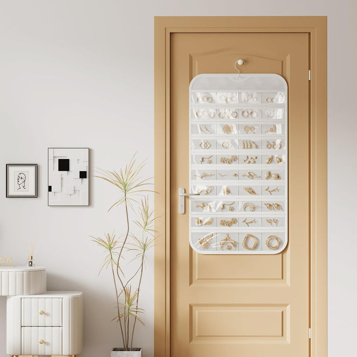 Hanging Jewelry Organizer White