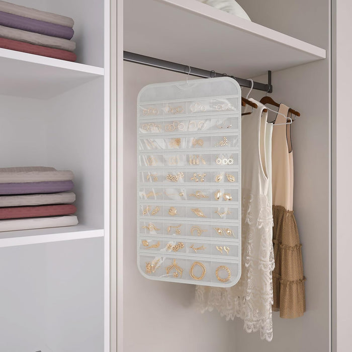 Hanging Jewelry Organizer White