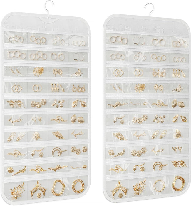 Hanging Jewelry Organizer White