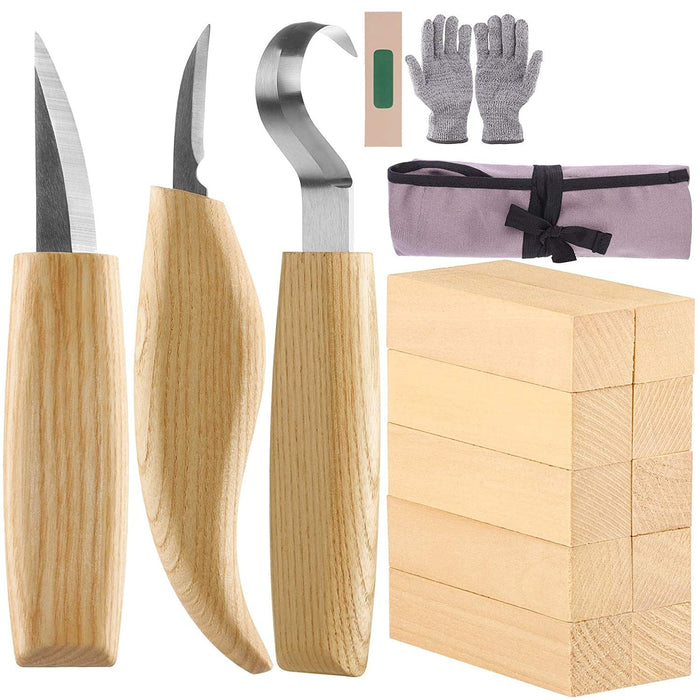 17pcs Wood Carving Set