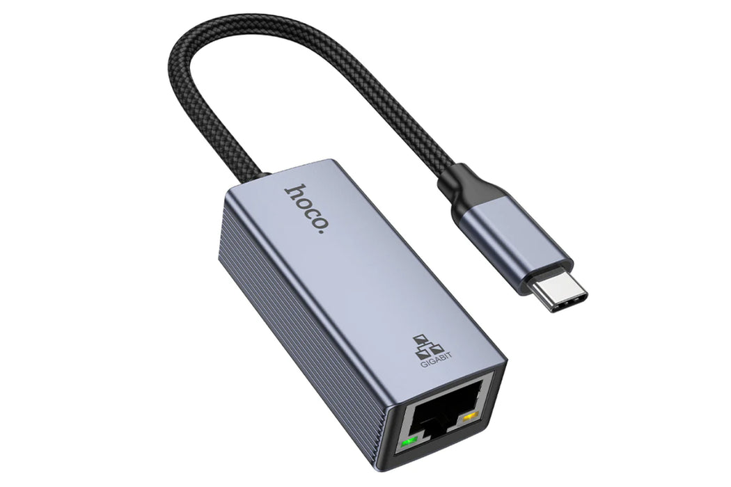 Hoco USB-C to RJ45 Gigabit Ethernet Adaptor