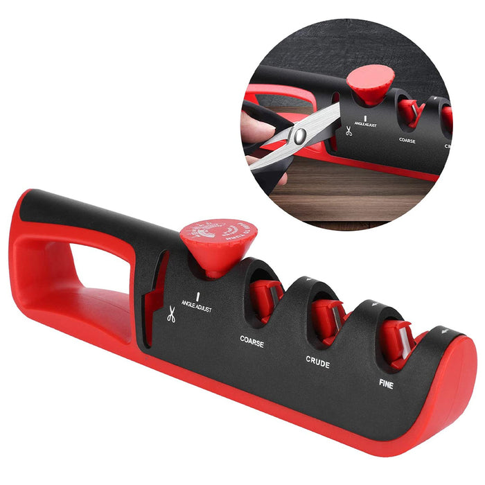 4 IN 1 Multifunctional Adjustable Manual Knife Sharpening Tool