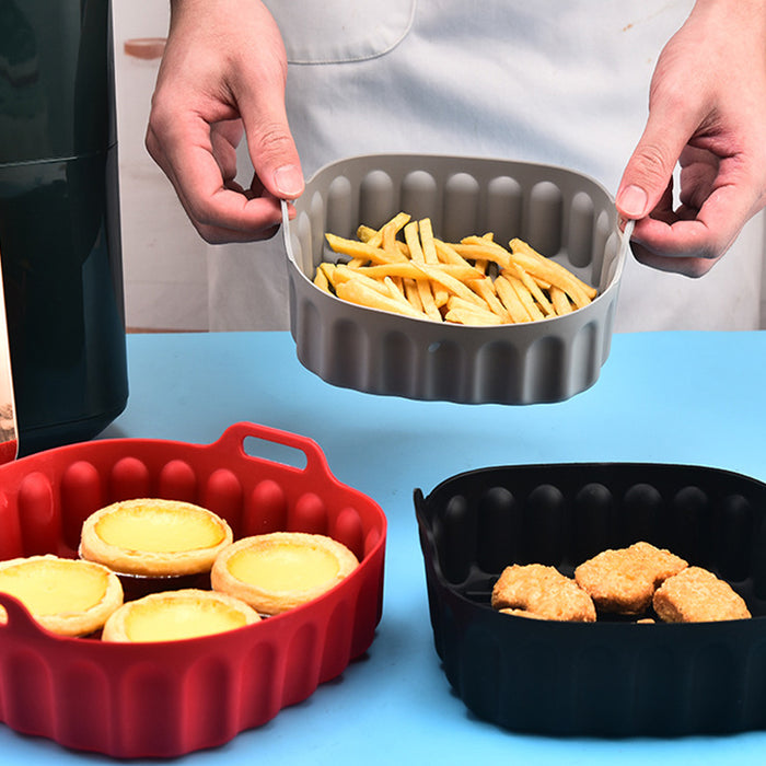 Washable Silicone Reusable Air Fryer Liner Kitchen Accessory