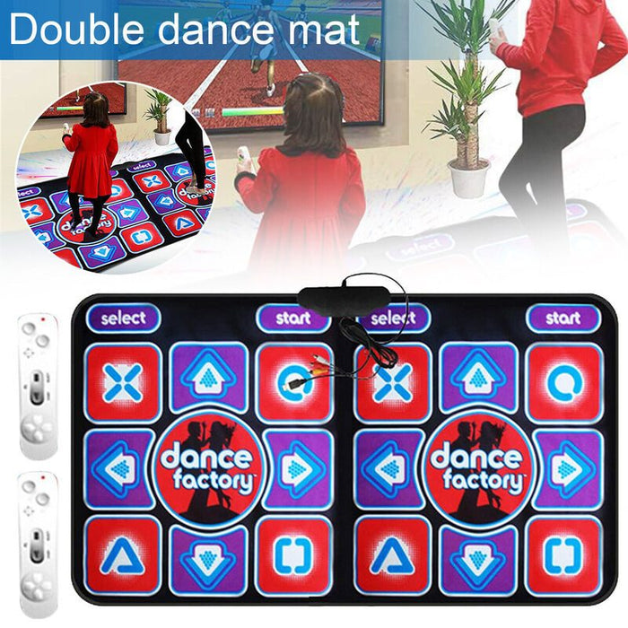 Double Dancing Mat Sports Fitness Games
