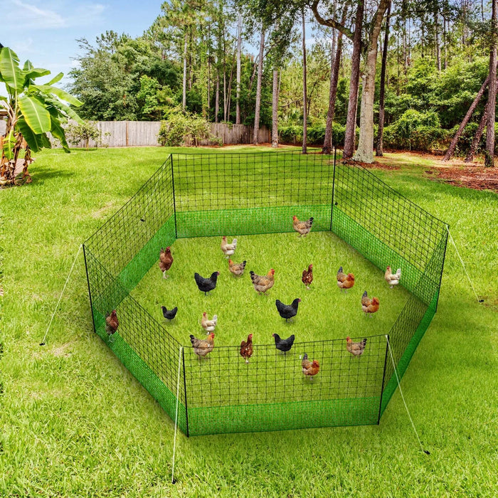 Poultry Chicken Netting Fence Fencing 1.25*24M