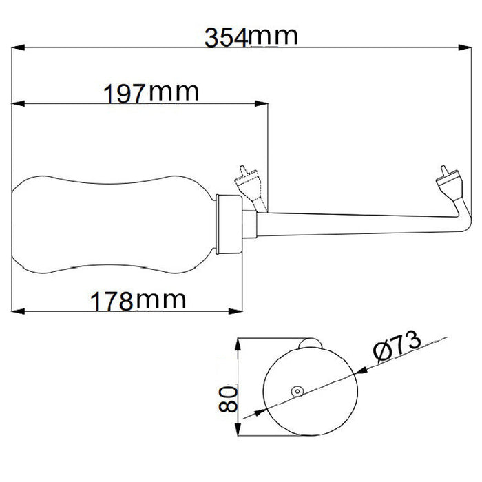 Portable Bidet Sprayer/Peri Bottle for Postpartum Perineal Care-hemmoroid 450ML