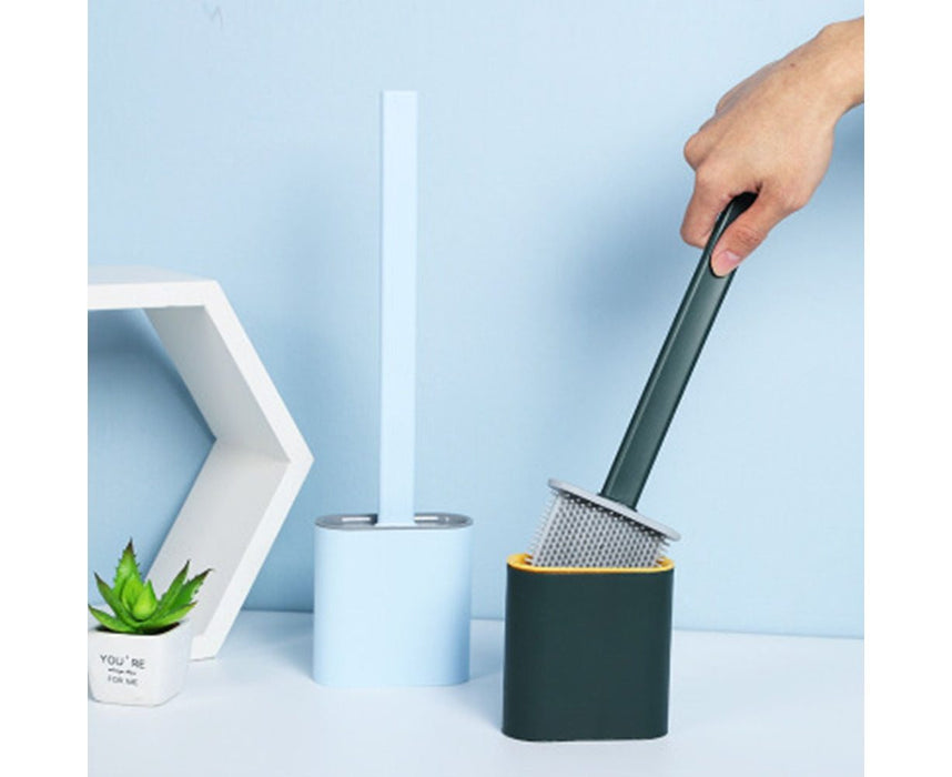 Flex Silicone Toilet Brush with Holder