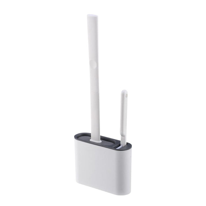 Flex Silicone Toilet Brush with Holder