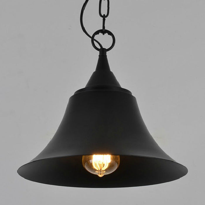 Industrial Pendant Light Hanging Ceiling Lamp Metal Black