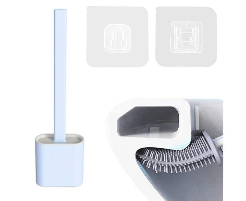 Flex Silicone Toilet Brush with Holder