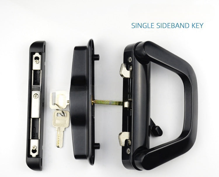 Patio Sliding Door Handle Set with Lock