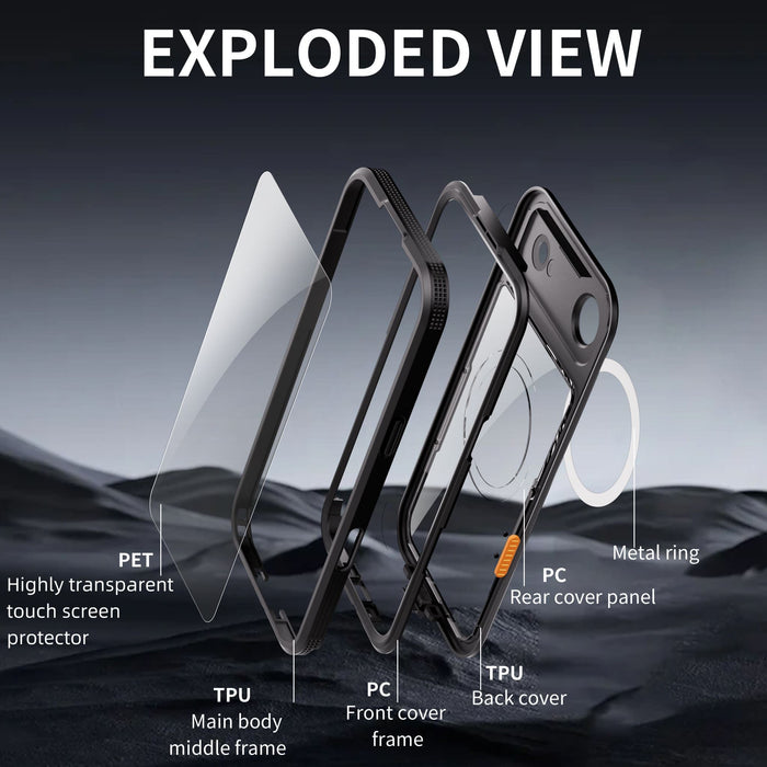iPhone 17 Air Waterproof Case Magsafe Waterproof Shockproof Rugged