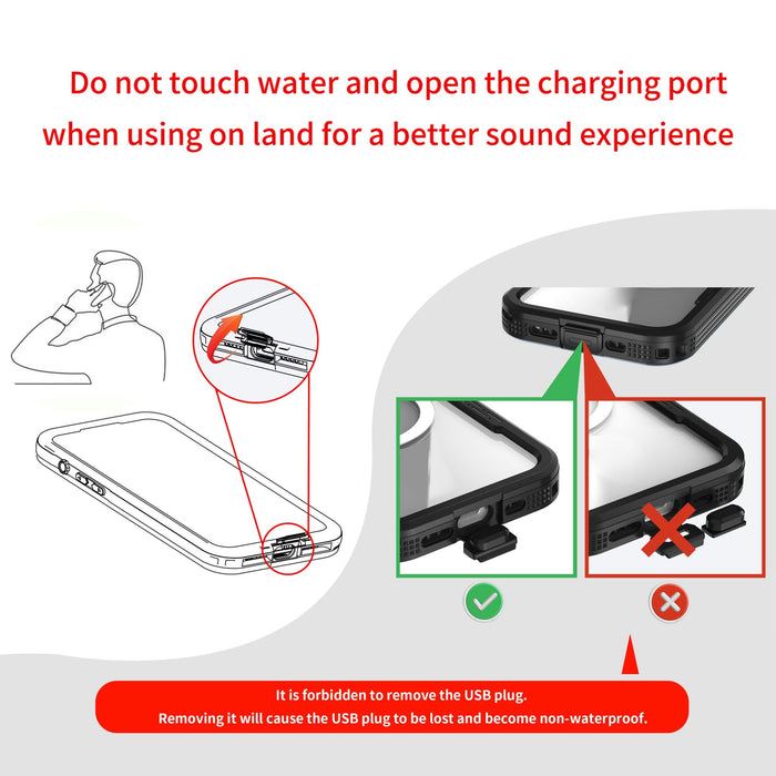 iPhone 17 Air Waterproof Case Magsafe Waterproof Shockproof Rugged