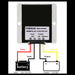 TOBSUN 240WDC-DC converter with wiring diagram on a white background