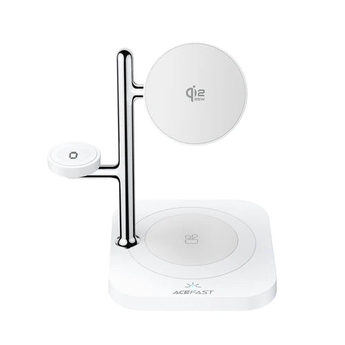 Acefast 32.5W Qi2 Premium 3-in-1 Magnetic Wireless Charger with Night Ambient Light - image 2