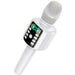 Hoco Karaoke Mic and Speaker, USB/SD/Aux, White