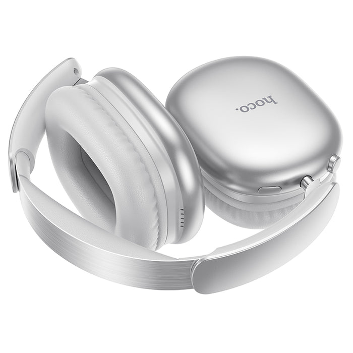 Hoco Active Noise Cancelling Bluetooth Headphones Silver w 90 Hours Battery Life - image 2