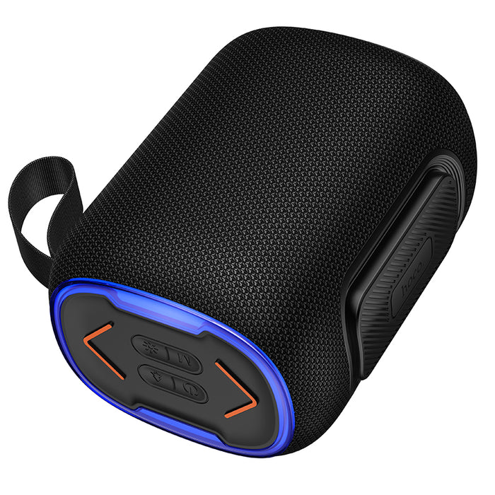 Hoco 10W LED Bluetooth Speaker w Multi-Mode Playback Black - image 2