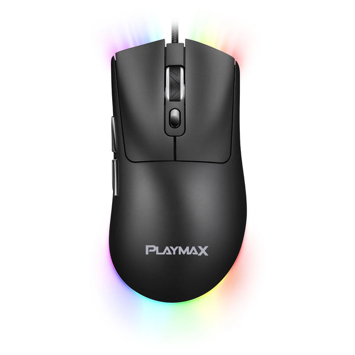 Playmax Black RGB Gaming Mouse and Mouse Mat Combo - image 2