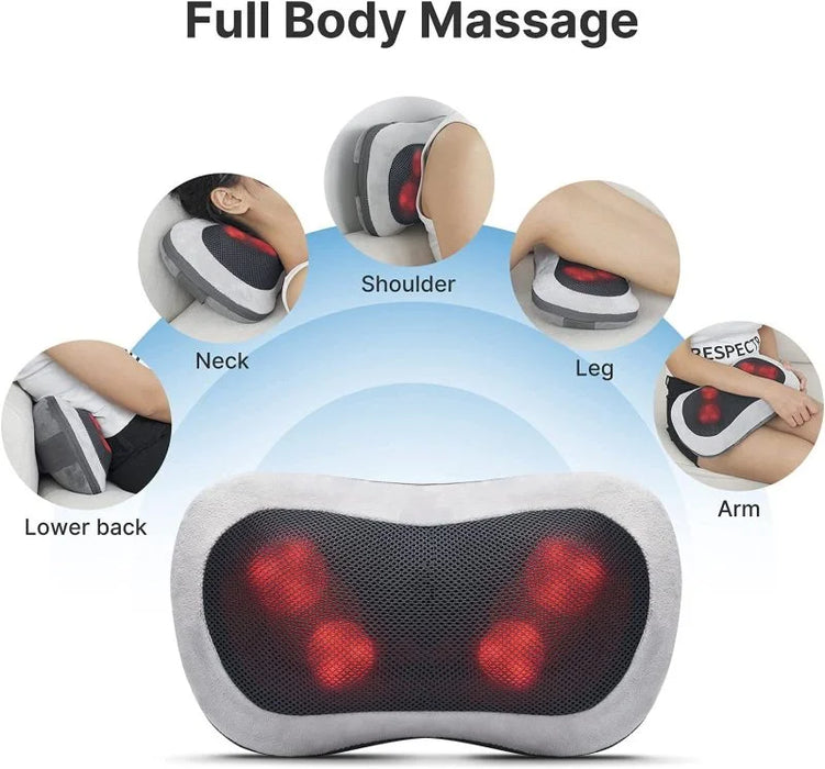 Renpho Heated Massage Pillow with Remote Control - image 2