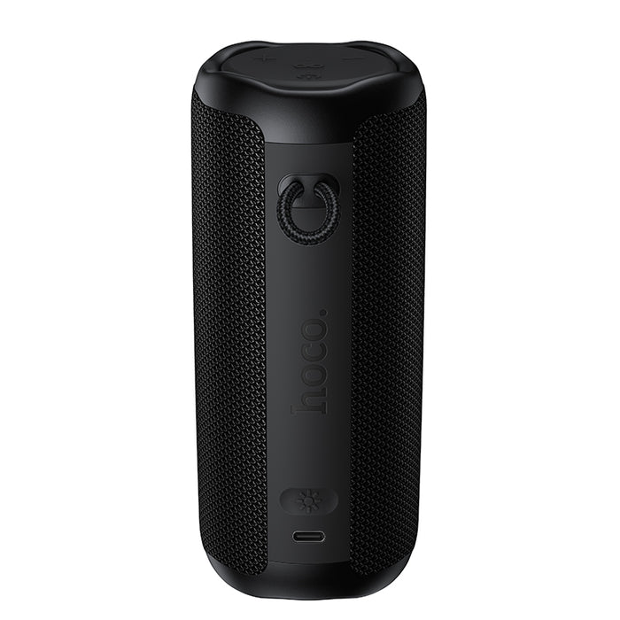 Hoco Bass+ RGB LED Bluetooth Speaker w FM Black - image 2