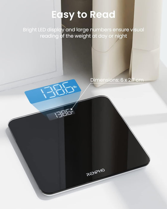 Renpho Digital Bathroom Scale Black - image 2