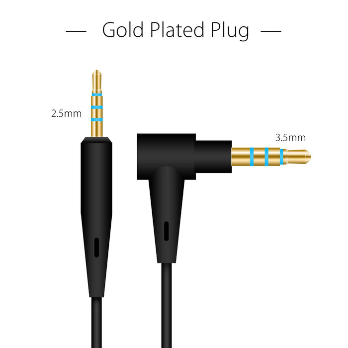 Cable Remote Mic For Bose QuietComfort 25 35 QC25 QC35