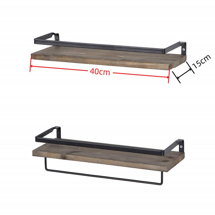 2pcs Floating Shelves Wall Mounted