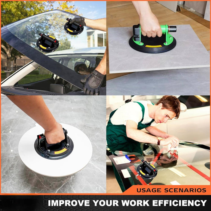 Glass Suction Cup w/ Case 160KG