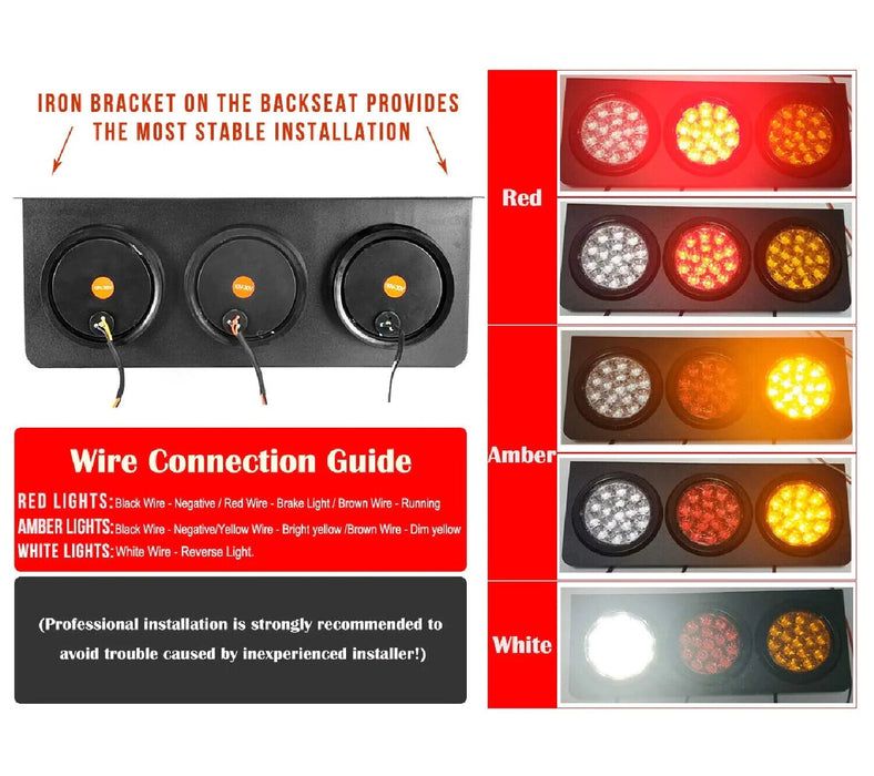 2pcs LED Trailer Lights