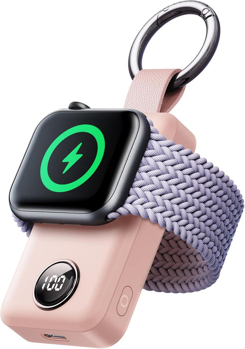 JOYROOM 2000mAh Wireless Charger For Apple Watch Pink