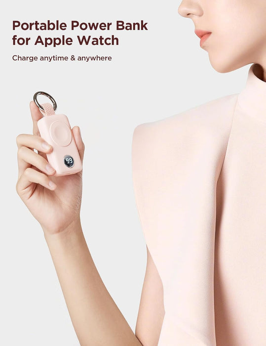 JOYROOM 2000mAh Wireless Charger For Apple Watch Pink