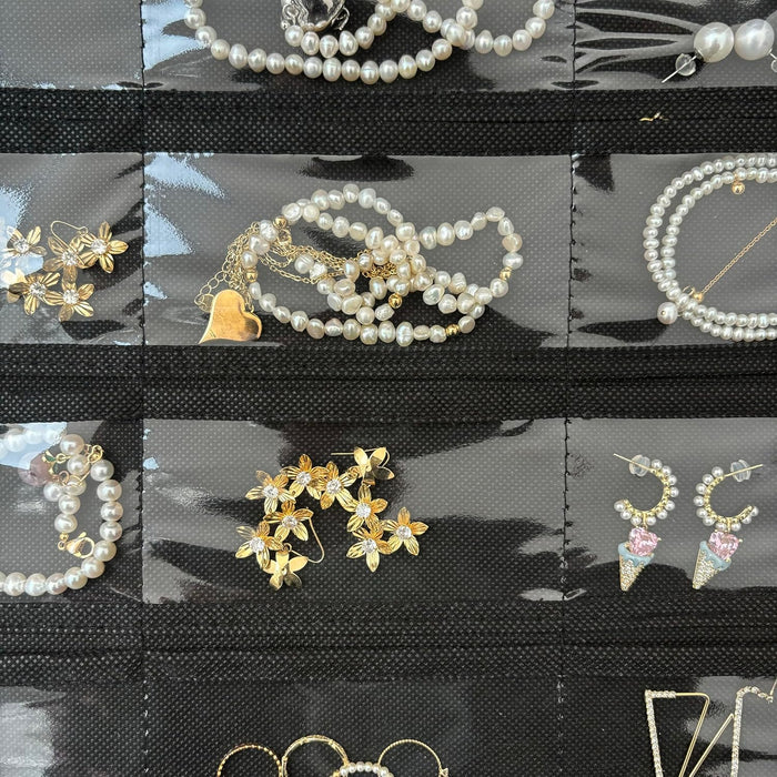 Hanging Jewelry Organizer Black