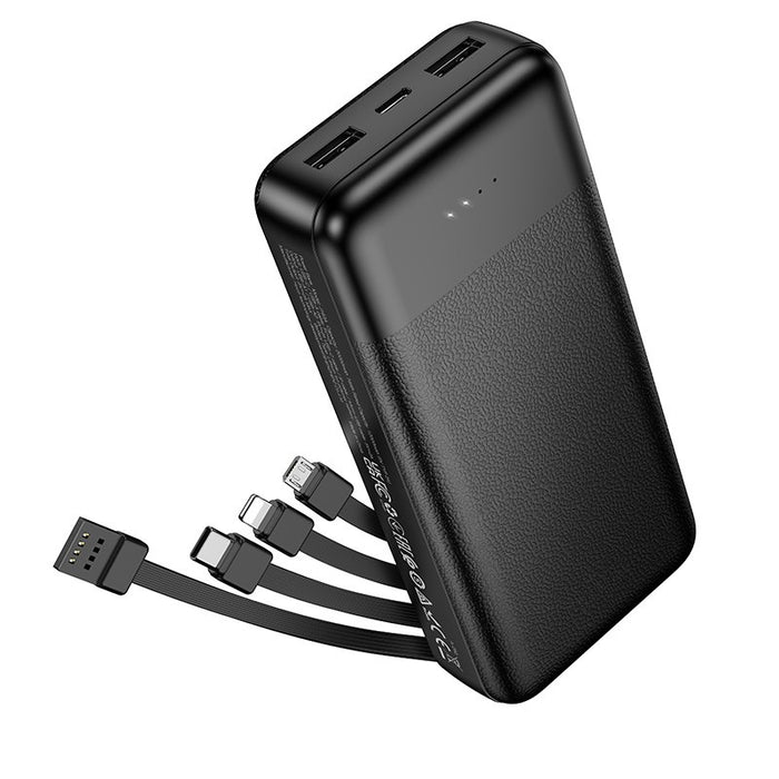 Titan PowerUp 20000mAh Powerbank with 4 Built In Cables Black - image 2