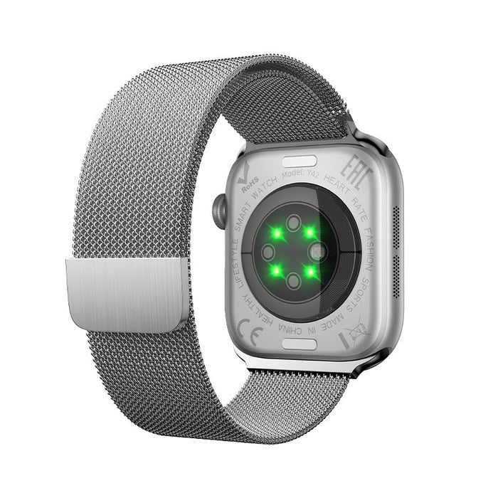 Nexus Pulse IPX6 Waterproof Smartwatch iOS Android Silver - image 2