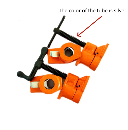 3/4'' Gluing Pipe Clamp 4 Pcs Heavy Duty WOODWORKING VICE TOOLS Wide Protect Pad