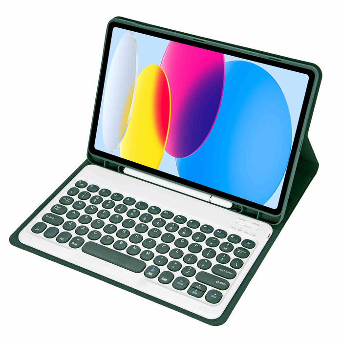 iPad 10th Gen 10.9, iPad 11 (A16 2025) Keyboard Case - Green