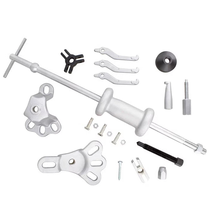 Slide Hammer Dent Puller Tool Kit Wrench Adapter Axle Bearing Hub Auto Set