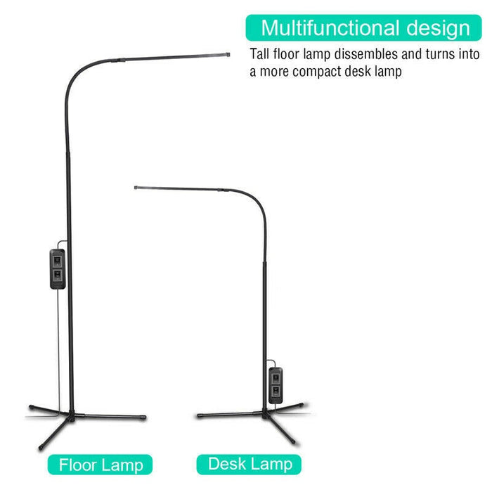 USB Adjustable LED Floor Lamp Reading Dimmable Light