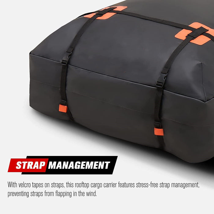 Waterproof Roof Top Rack Bag Cargo Carrier Car Luggage Storage Outdoor