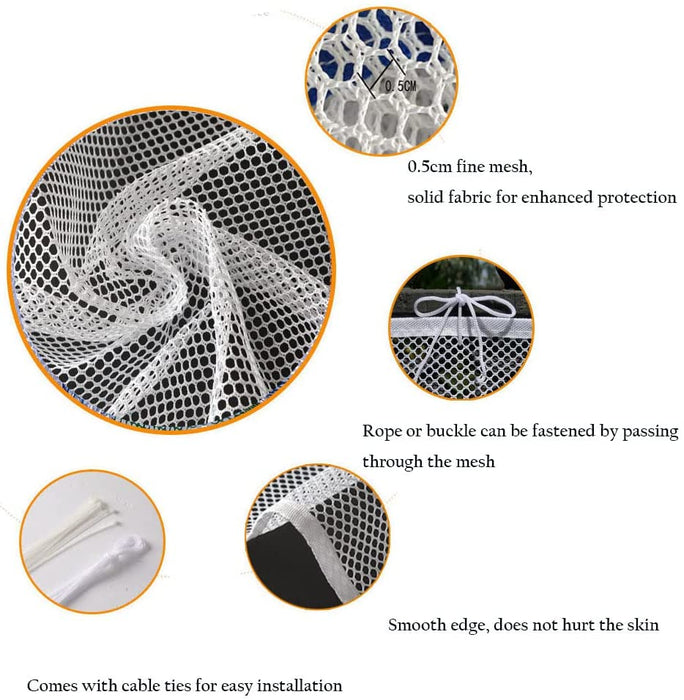 Child Safety Net White 2Mx78cm