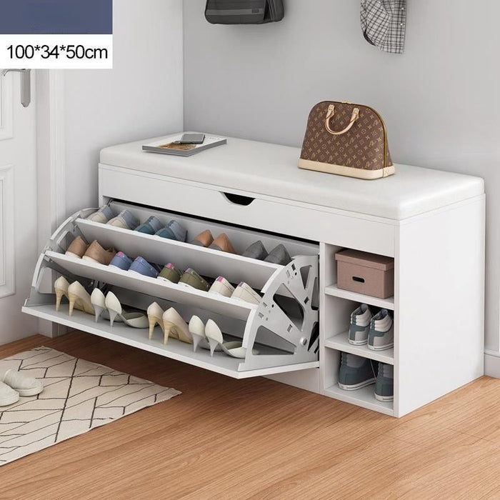 Shoe Storage Bench White