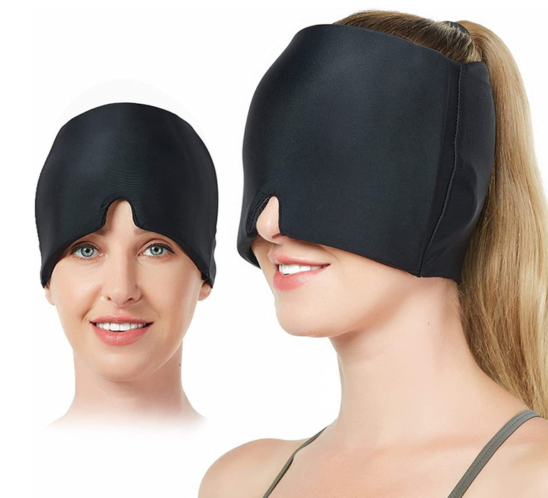 Reusable Cooling Cap Hat Ice Cooling Head Wrap 360°