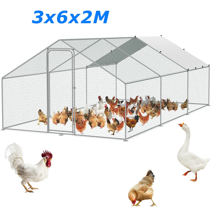 Chicken Coop Run 3x6x2M