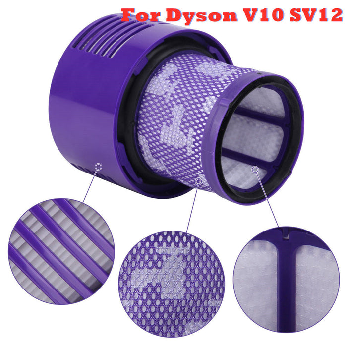 Washable HEPA Filter Replacement for Dyson V10 Vacuum Cleaner SV12