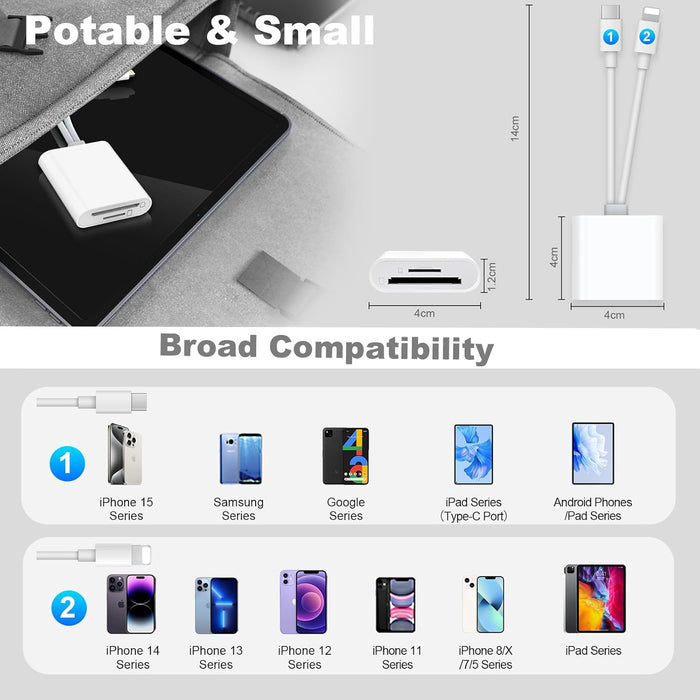 USB C SD Card Reader