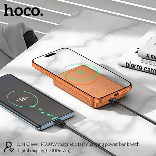 Hoco 10000mAh Magnetic Wireless Super Fast PowerBank - image 3