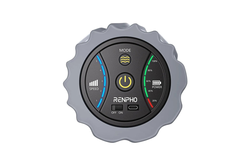 Renpho Vibrating Foam Roller 5 Speed USB C - image 3