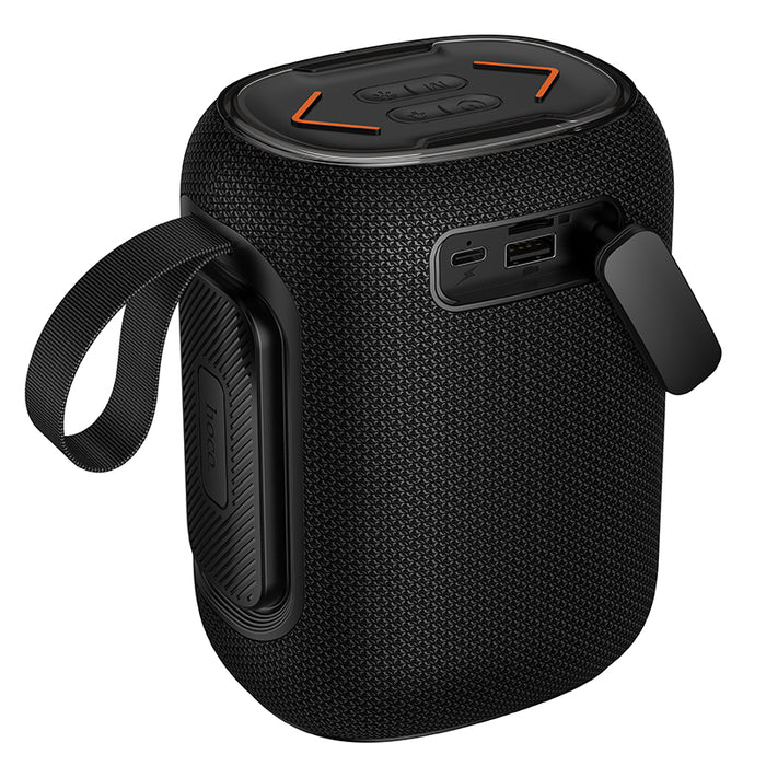 Hoco 10W LED Bluetooth Speaker w Multi-Mode Playback Black - image 3